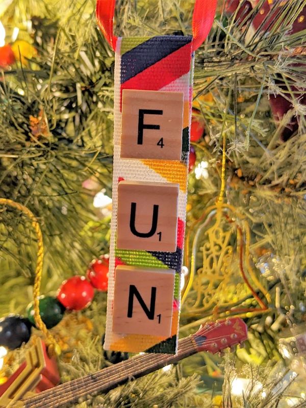 product scrabble ornament fun